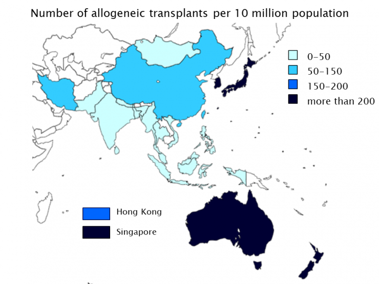 14.Number of allogeneic transplants per 10 million population (2019).PNG